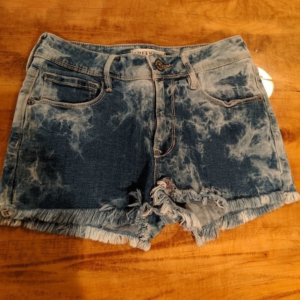 🌵Bullhead high rise short short raw hem stone  5